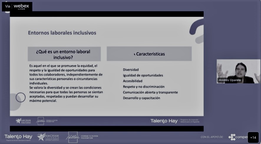 Impulsando la Cultura Inclusiva: Reflexiones desde el Webinar de Liderazgo Inclusivo en el Programa Talento Hay